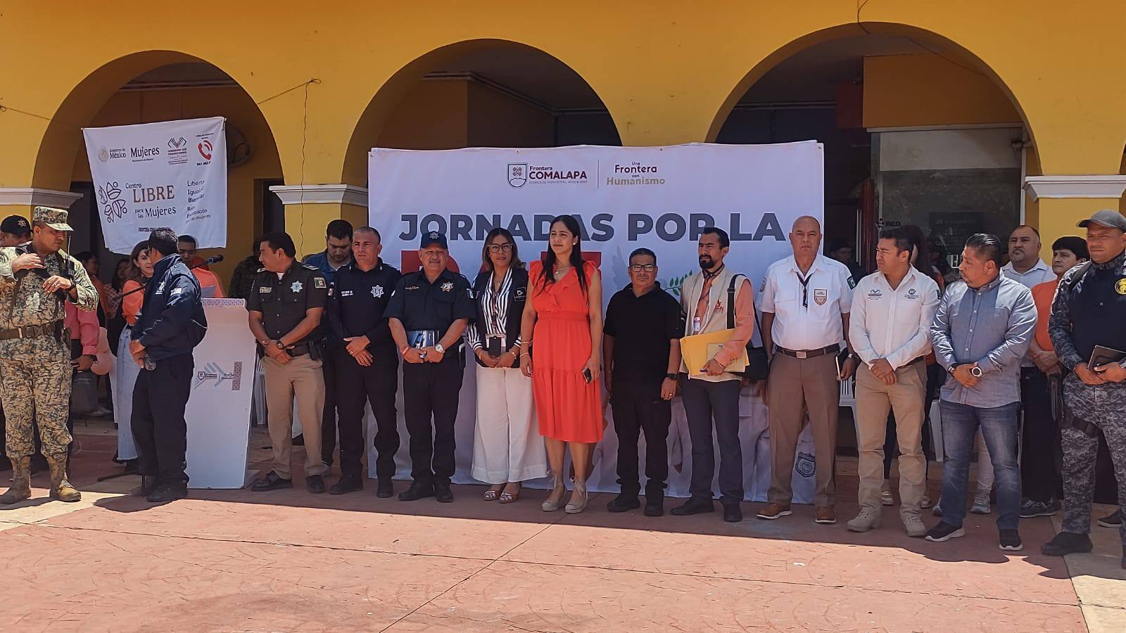 📌Participa CEDH Chiapas en mesa itinerante de seguridad y Jornada por la Paz en Frontera Comalapa