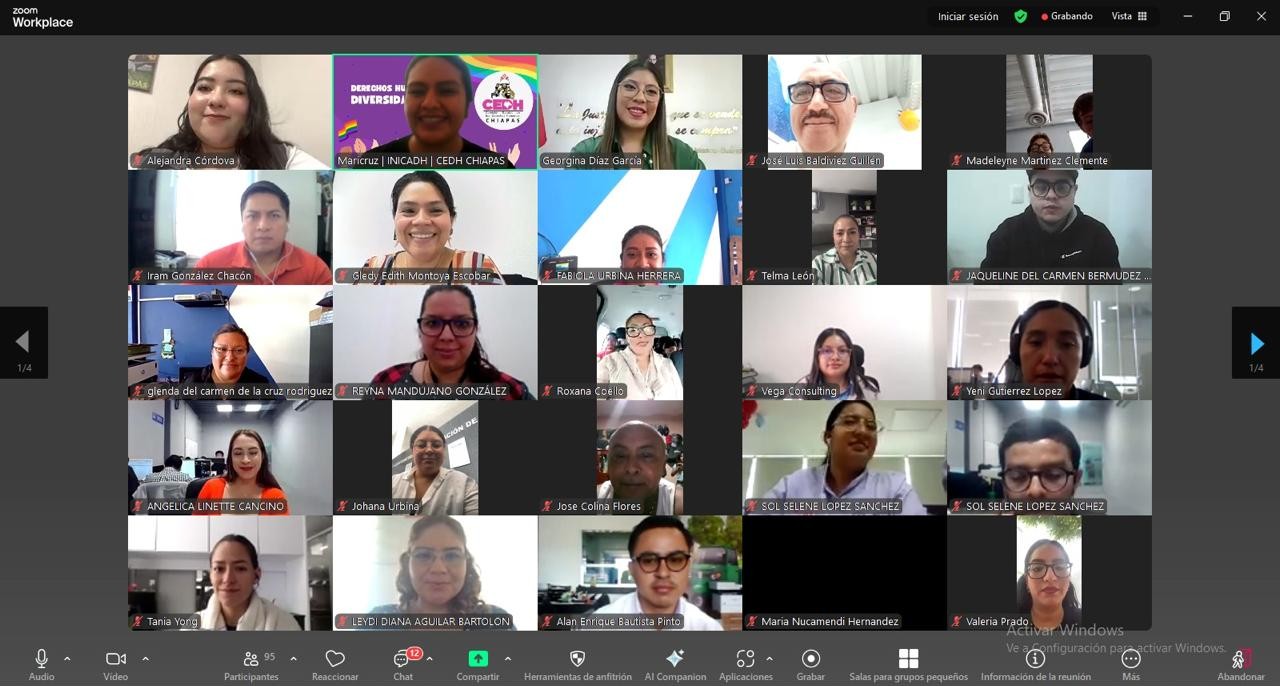 📌 Promueve CEDH inclusión y derechos de la diversidad sexual entre empresas chiapanecas