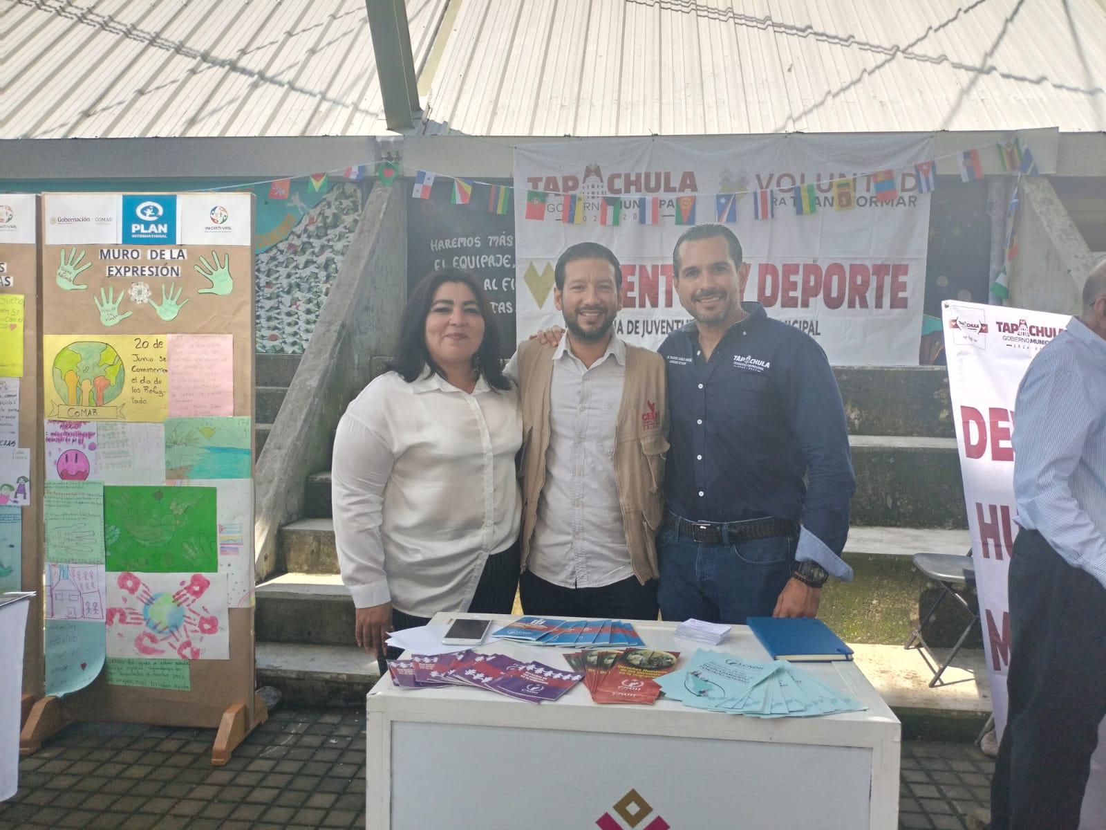 📌 Participa CEDH en la conmemoración del “Día Mundial de las Personas Refugiadas en Tapachula”.