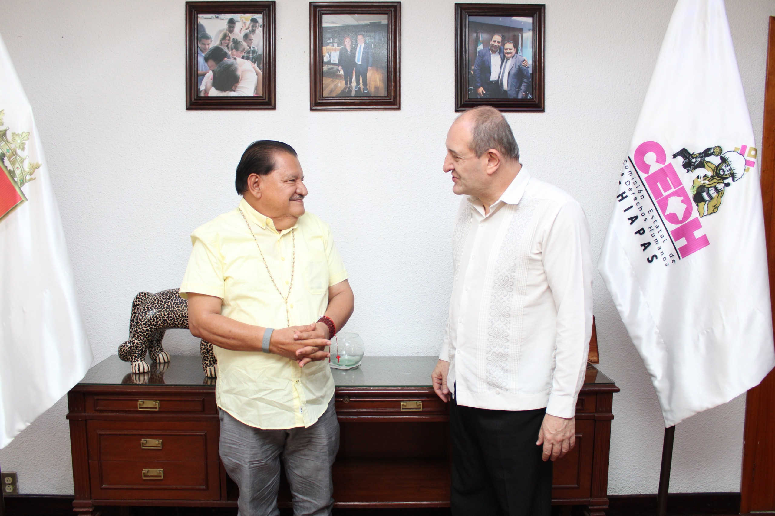 15.07.25 Sostienen CEDH Chiapas y UNICEF reunión de trabajo para fortalecer la protección de los DDHH en la entidad