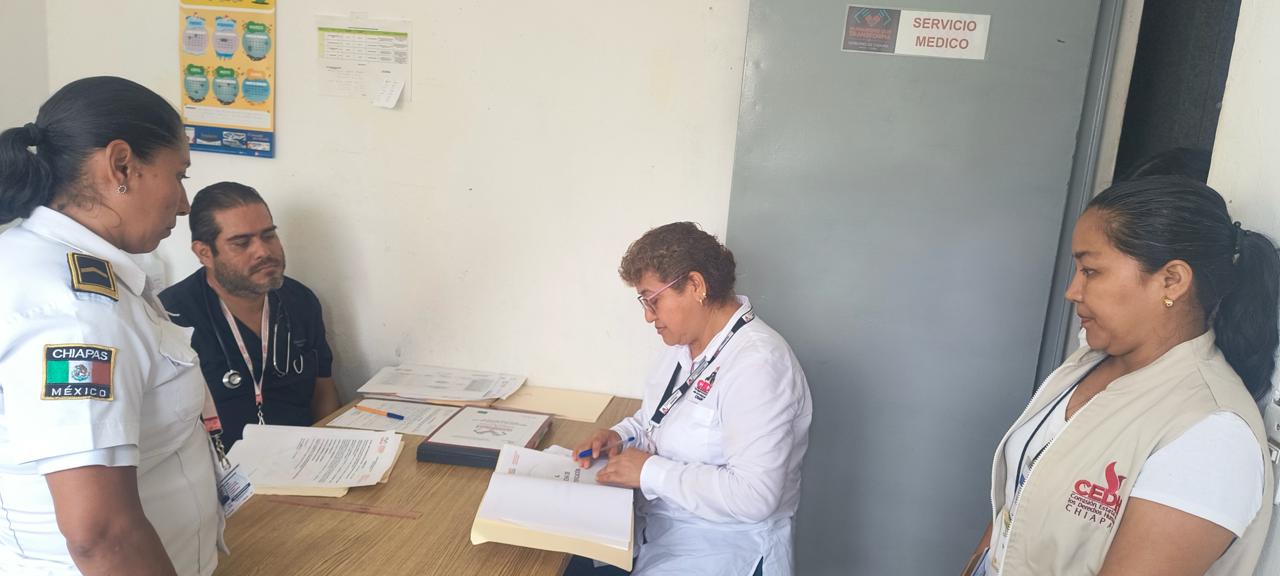 📌 Supervisa CEDH Chiapas condiciones de las personas privadas de la libertad en el CERSS No. 17 «El Bambú»