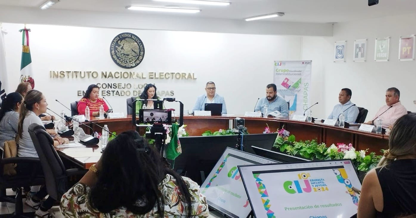 📌 Participa CEDH Chiapas en la 10ª Consulta Infantil y Juvenil 2024 del INE.