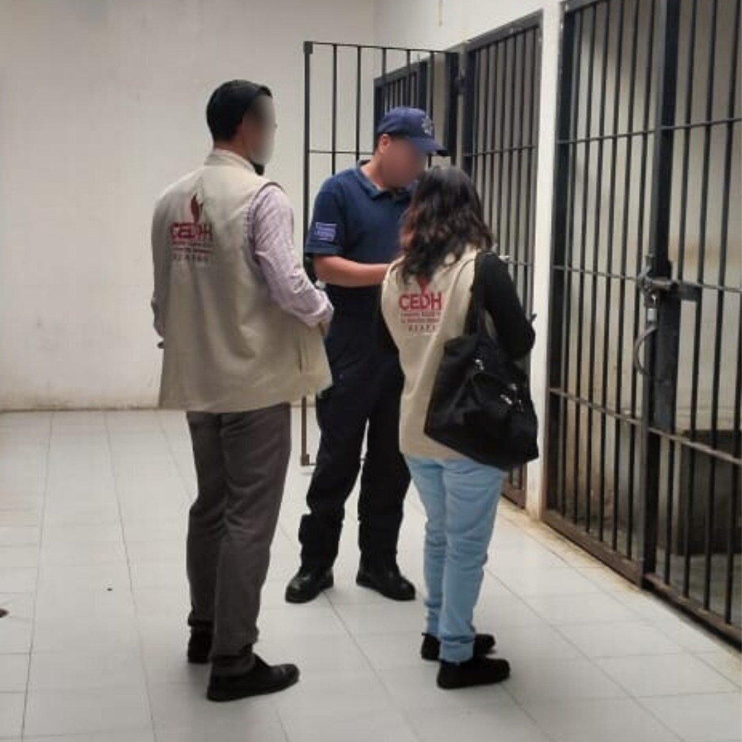 📌La Comisión Estatal de los Derechos Humanos de Chiapas llevó a cabo una visita de supervisión a la cárcel preventiva del municipio de Las Margaritas