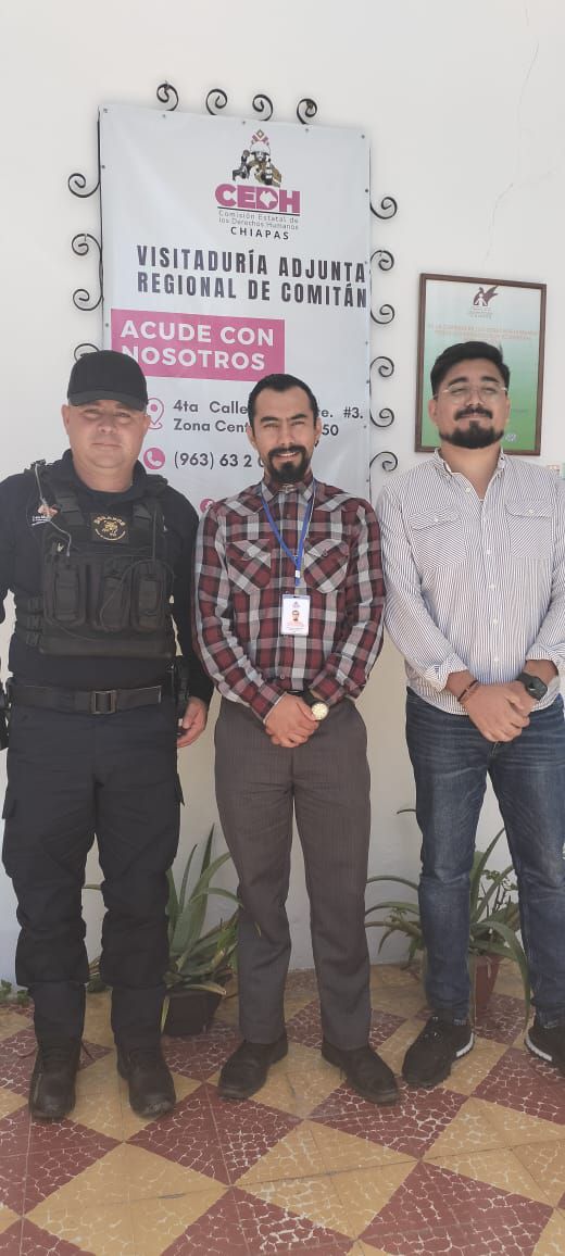 📌 La Visitaduría Adjunta Regional de Comitán de la CEDH Chiapas llevó a cabo una reunión de trabajo encabezada por el Mtro. Pedro Alberto Zúñiga Pinto.