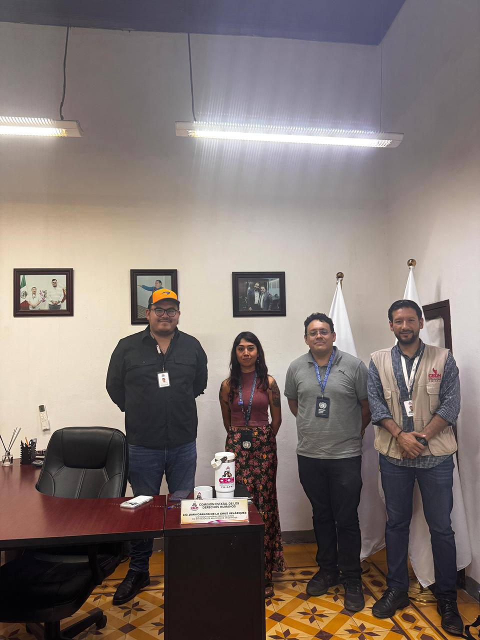 📌 CEDH Chiapas y OIM Mexico suman esfuerzos para difundir y promover Derechos Humanos de Jornaleros Agricolas y Pueblos Originarios de la Region.