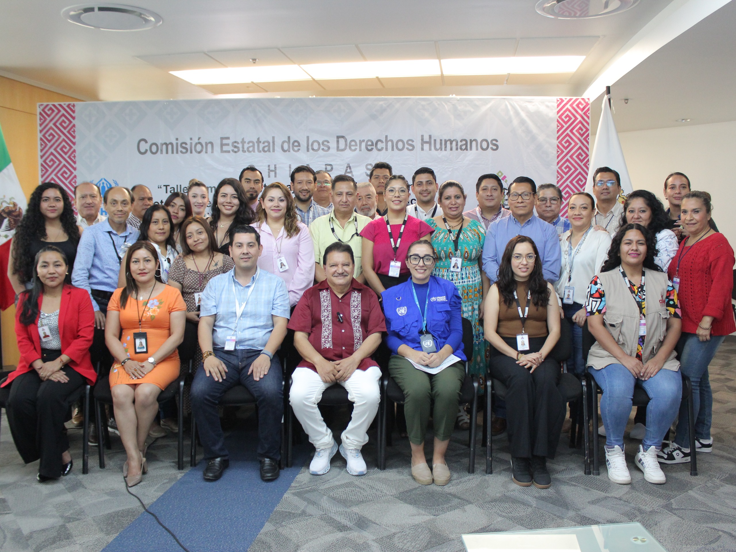📌CEDH Chiapas en coordinación con la Agencia de la ONU para los refugiados, Alto Comisionado de las Naciones Unidas para los Refugiados ACNUR