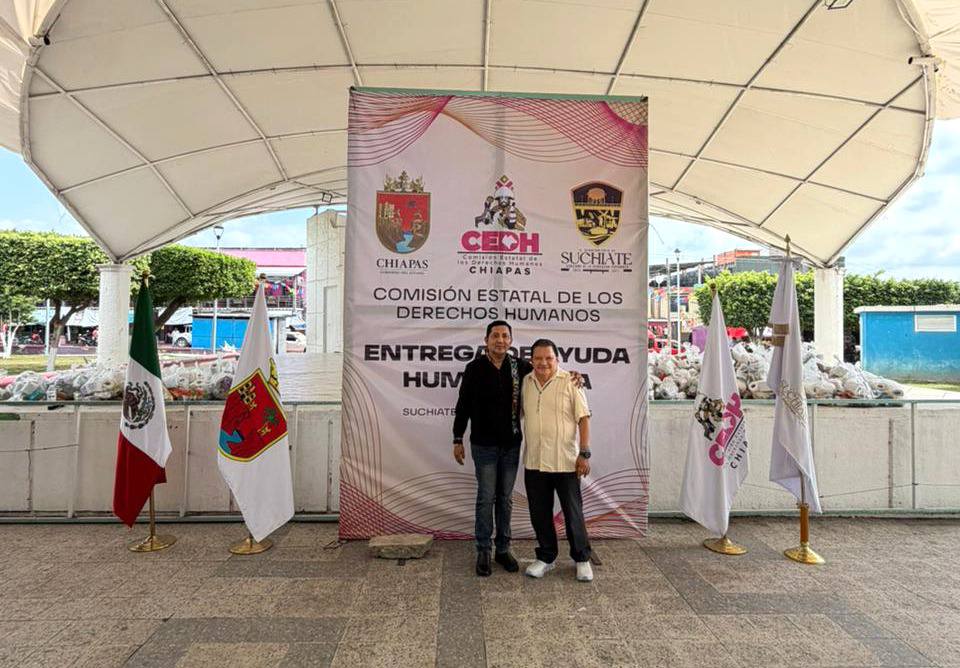 📌 La Comisión Estatal de los Derechos Humanos de Chiapas presidida por el Maestro Horacio Culebro Borrayas en colaboración con el H. Ayuntamiento Municipal de Suchiate