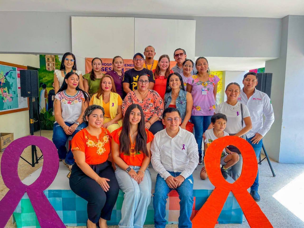 📌 🧡🏵️ En Palenque, en el marco de la Conmemoración del Día Internacional de la Eliminación de la Violencia contra la Mujer