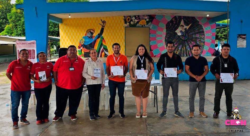 📌 La Comisión Estatal de los Derechos Humanos de Chiapas (CEDH), a través de la Visitaduria General Especializada en Atención de Asuntos de Migrantes, en coadyuvancia con el Instituto de Investigación y Capacitación en Derechos Humanos (INICADH)