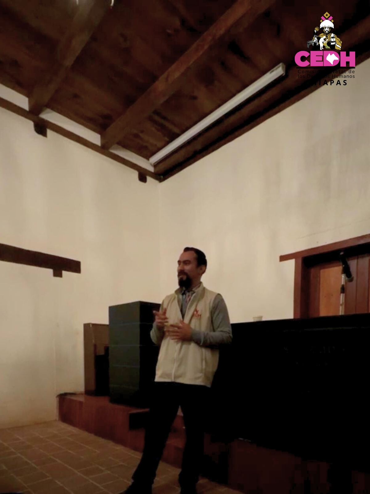 📌📲La Visitaduría Adjunta Regional en Comitán de la CEDH Chiapas, llevó a cabo la conferencia titulada “Introducción a los Derechos Humanos”