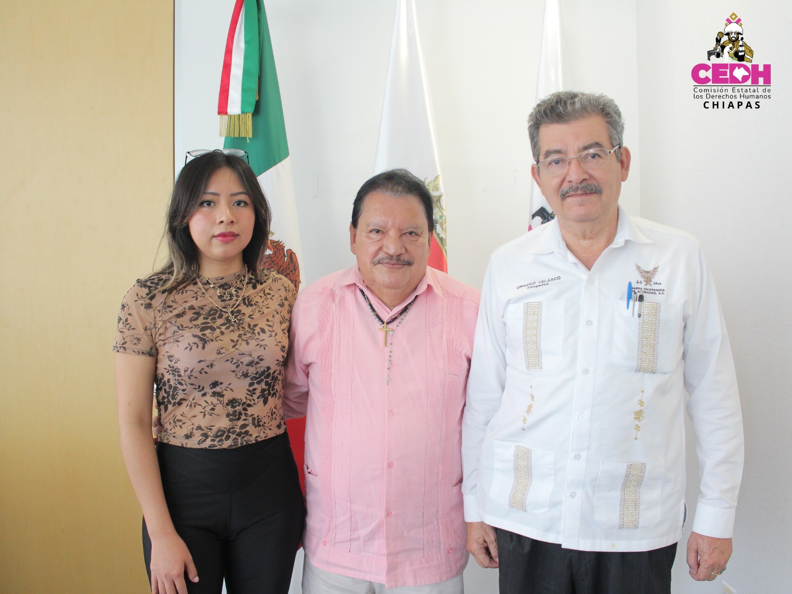 📌 La Comisión Estatal de los Derechos Humanos apoyará en los trabajos de gestión que realiza La Barra Chiapaneca de Abogados en relación a los límites entre los estados de Chiapas y el vecino estado de Oaxaca.