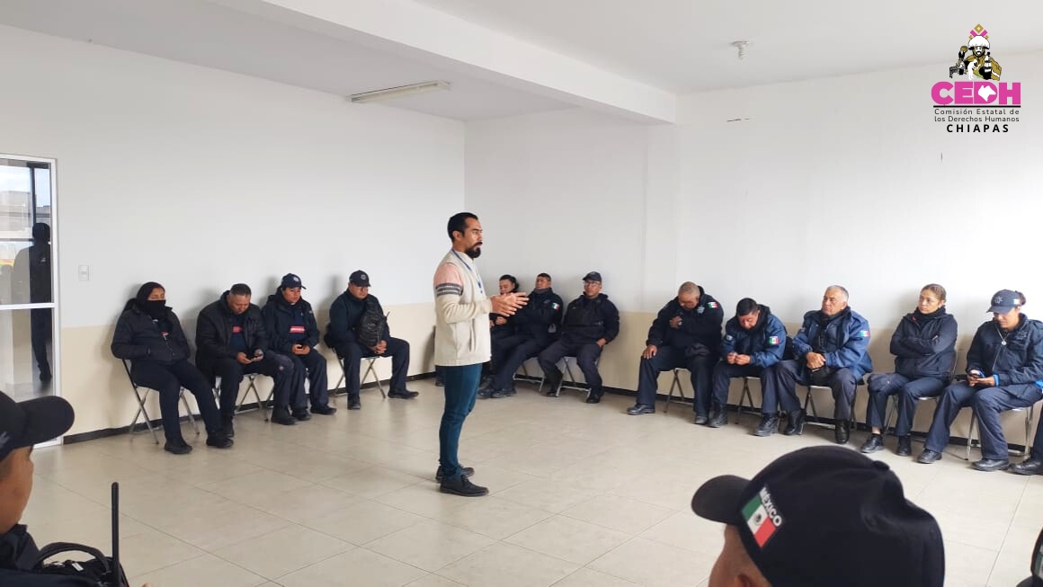 📌📲La Comisión Estatal de los Derechos Humanos llevó al cabo una capacitación dirigida a elementos de Tránsito y Vialidad Municipal de Comitán de Domínguez