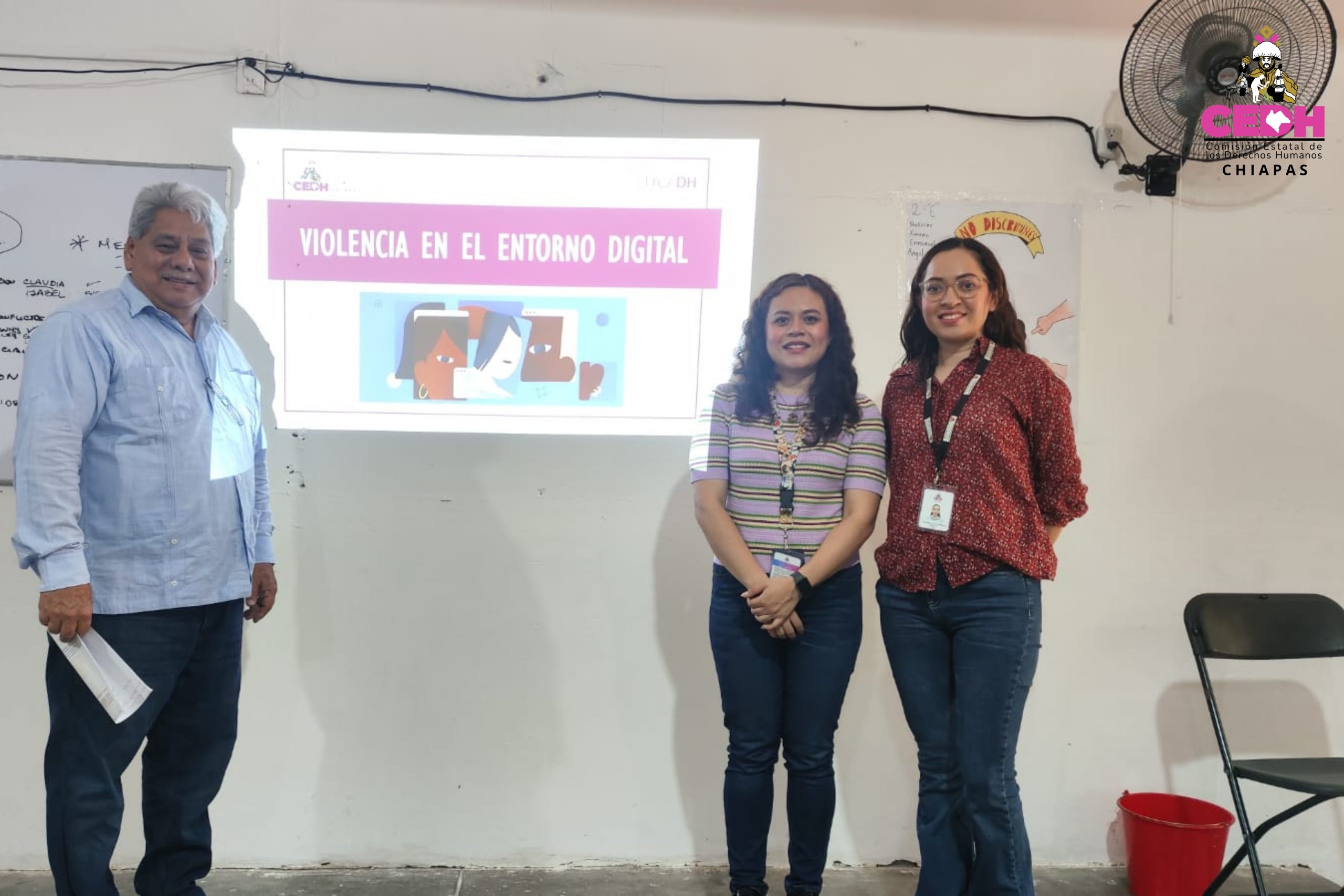 📌 Dando continuidad a los talleres dentro del sistema educativo estatal, personal del Instituto de Investigación y Capacitación en Derechos Humanos de la Secretaría Técnica de la CEDH de Chiapas