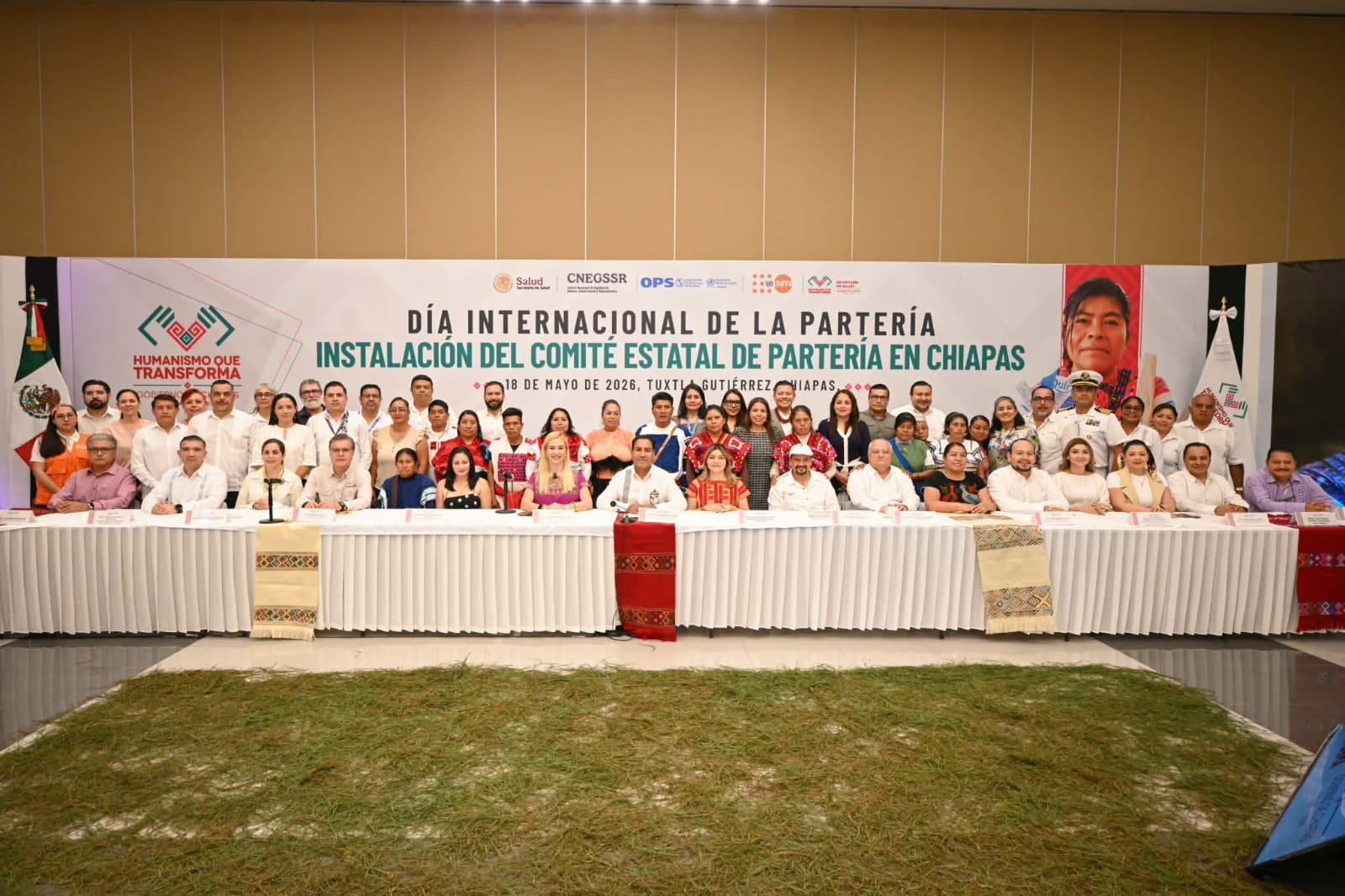 📍 El Presidente de la Comisión Estatal de los Derechos Humanos de Chiapas, Mtro. Horacio Culebro Borrayas, asistió a la Instalación del Comité Estatal de Partería de Chiapas y a la Primera Sesión de este órgano colegiado