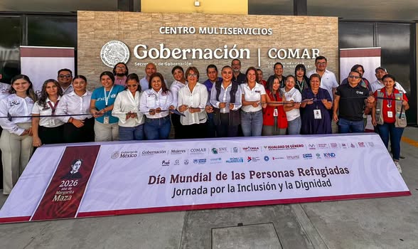 📍La Comisión Estatal de los Derechos Humanos (CEDH), a través de la Visitaduría General Especializada en Atención de Asuntos de Migrantes, participa en las actividades conmemorativas del “Día Mundial del Refugiado”