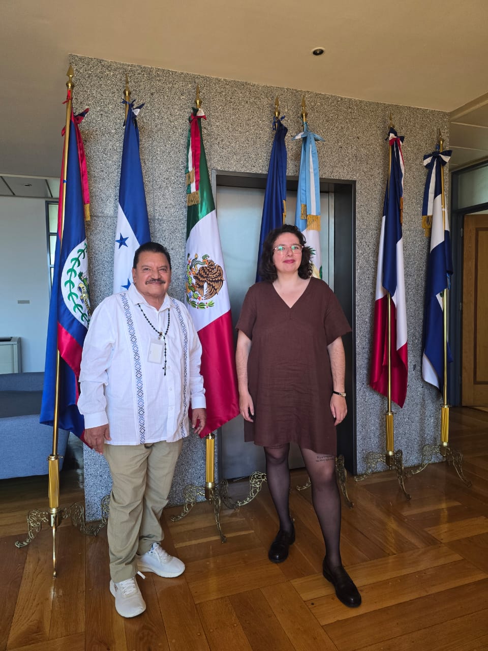 📍El presidente de la Comisión Estatal de los Derechos Humanos de Chiapas, Mtro. Horacio Culebro Borrayas, realizó una visita de trabajo a la Embajada de Francia en México